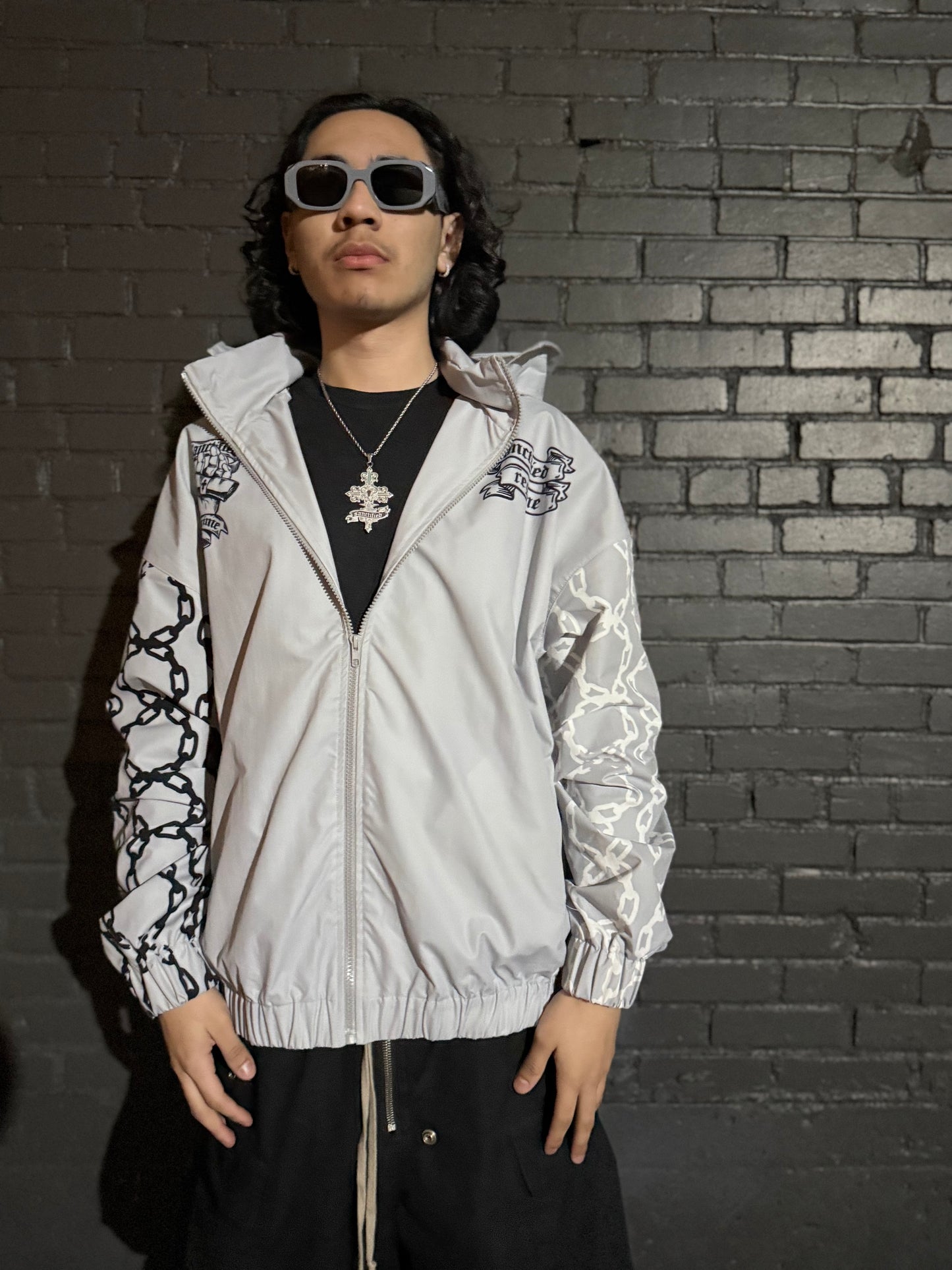 Stone Grey Sanctified Regime Track Suit