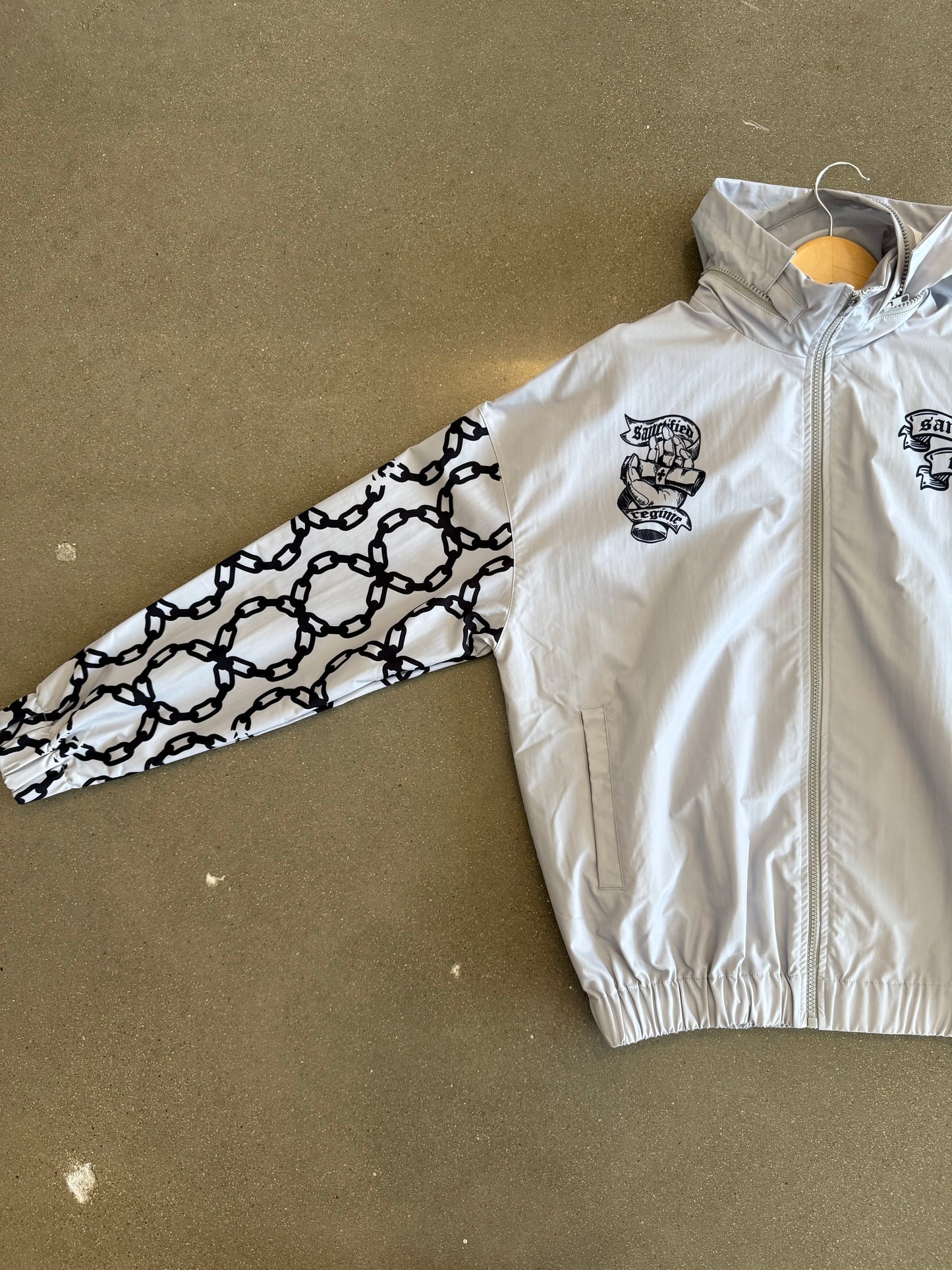 Stone Grey Sanctified Regime Track Suit