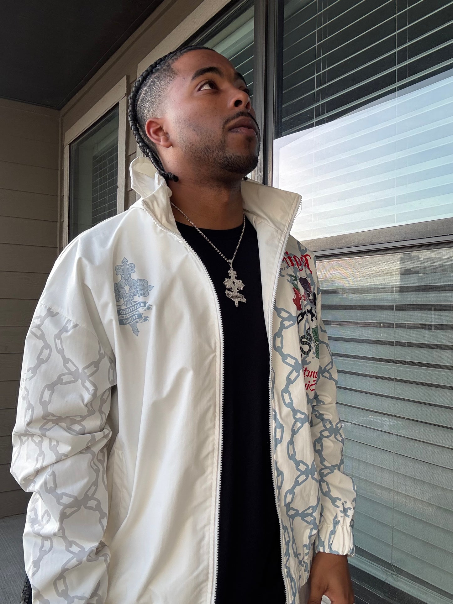 Sanctified Sinners Heavenly White Track Suit