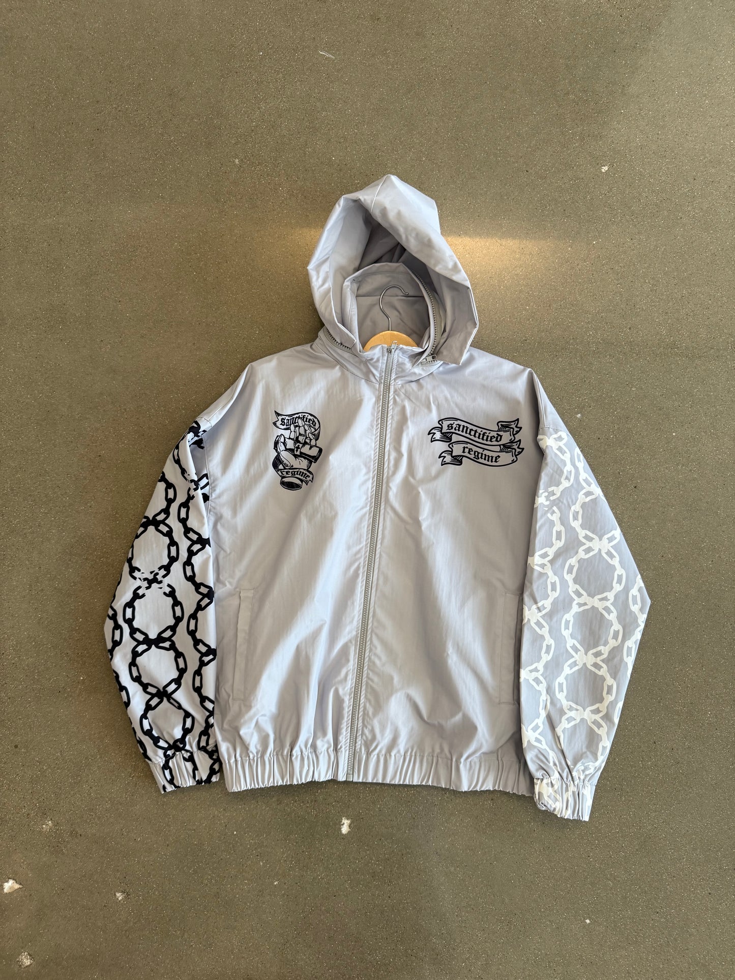 Stone Grey Sanctified Regime Track Suit