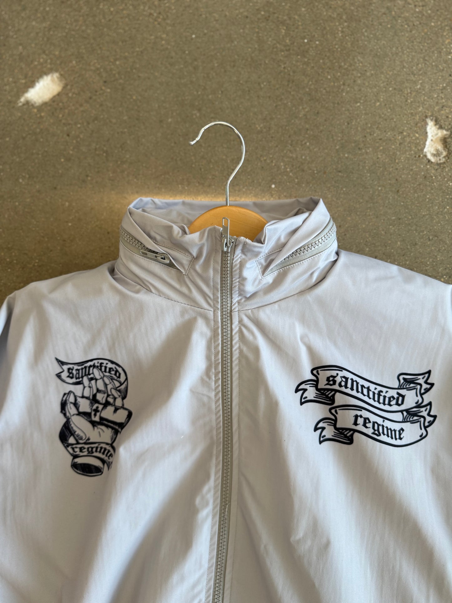 Stone Grey Sanctified Regime Track Suit