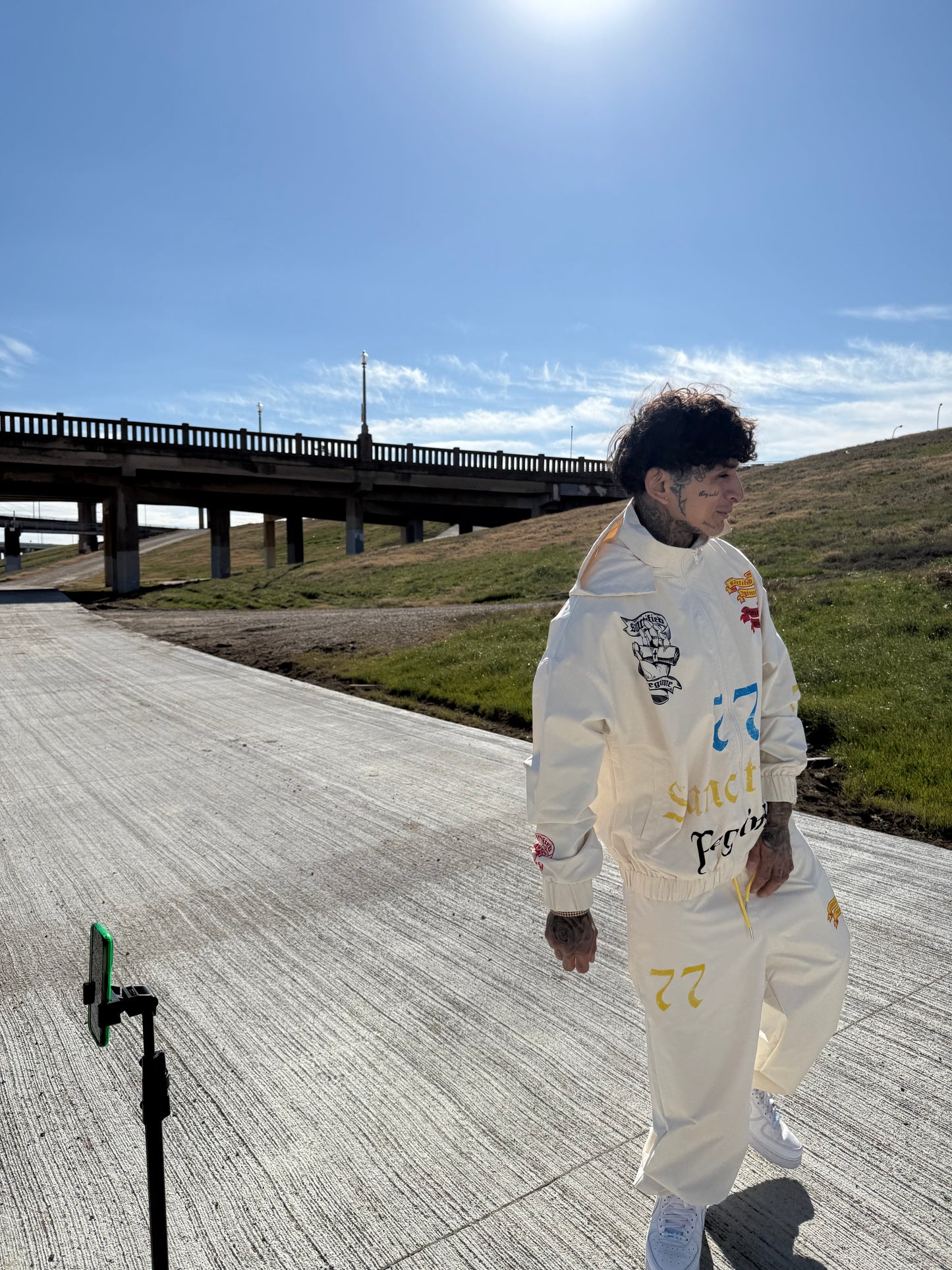 Sanctified Off White Track Suit