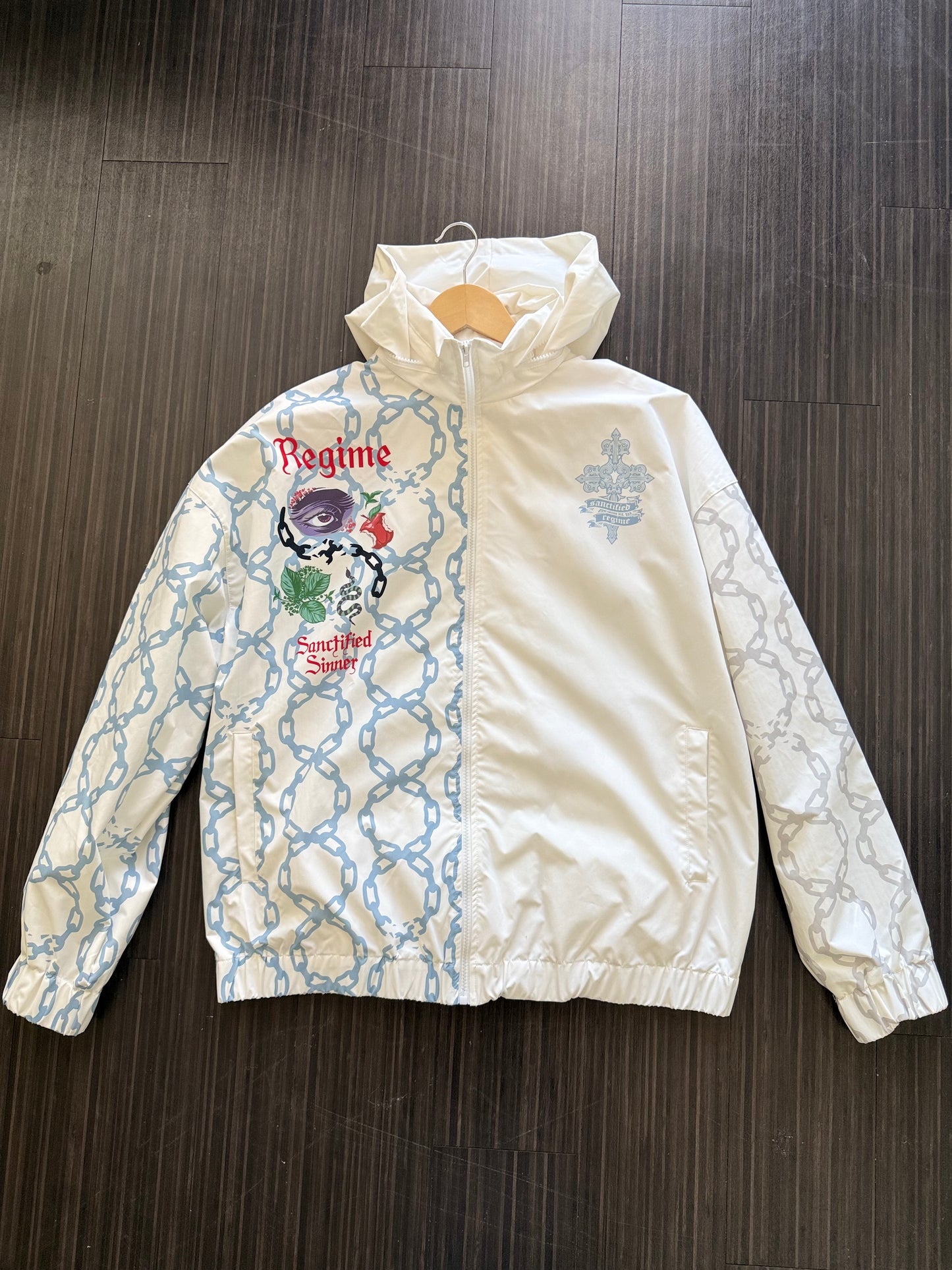 Sanctified Sinners Heavenly White Track Suit