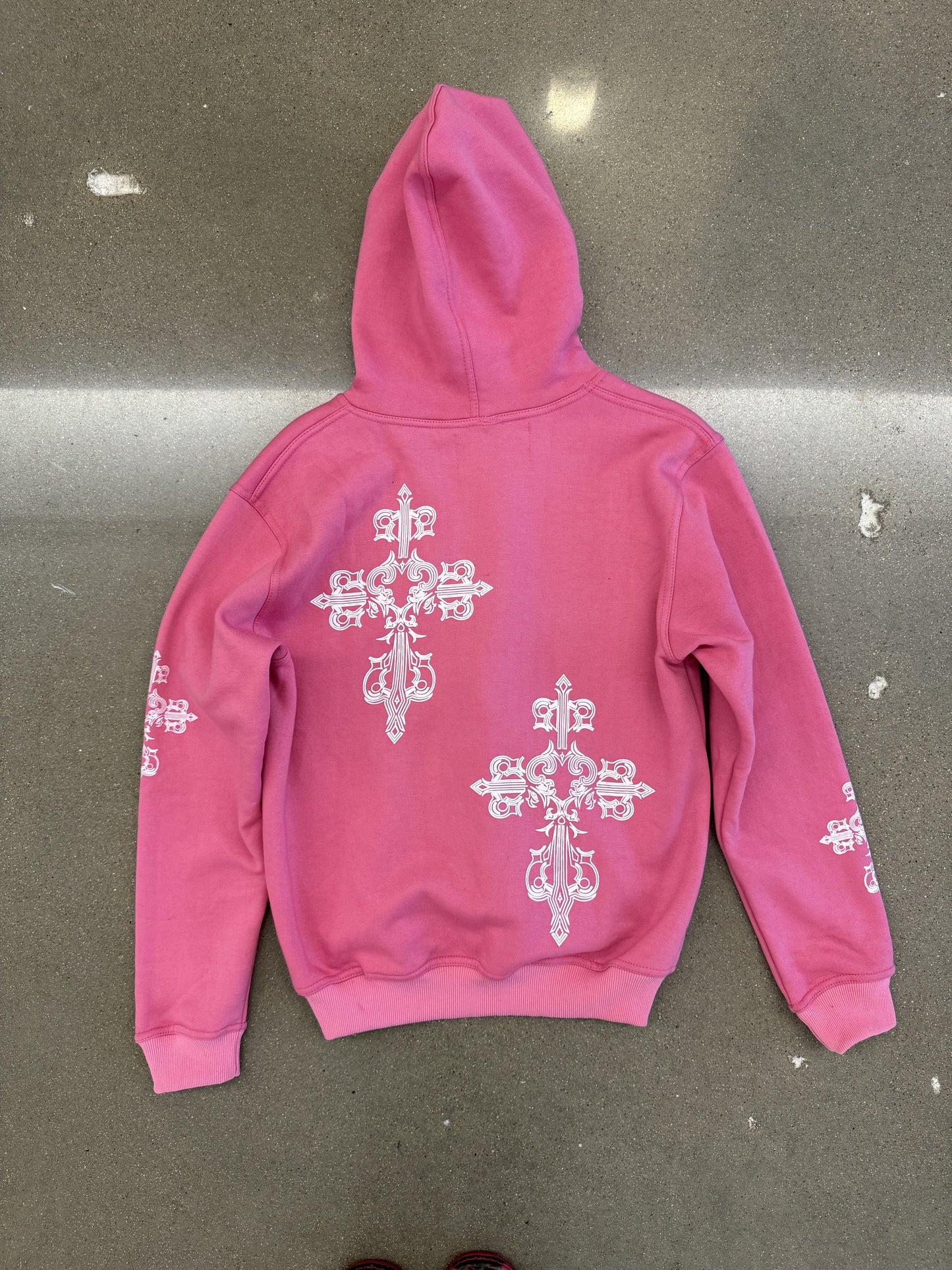 Pink AOP Sanctified Regime Hoodie