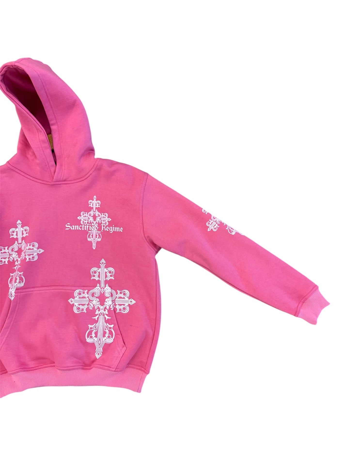 Pink AOP Sanctified Regime Hoodie